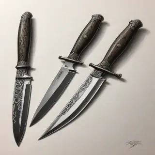 knife drawings