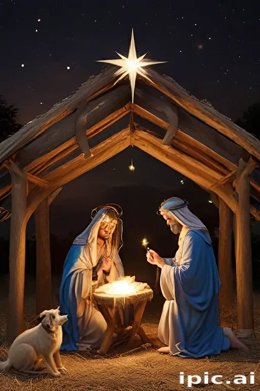free nativity scene background images