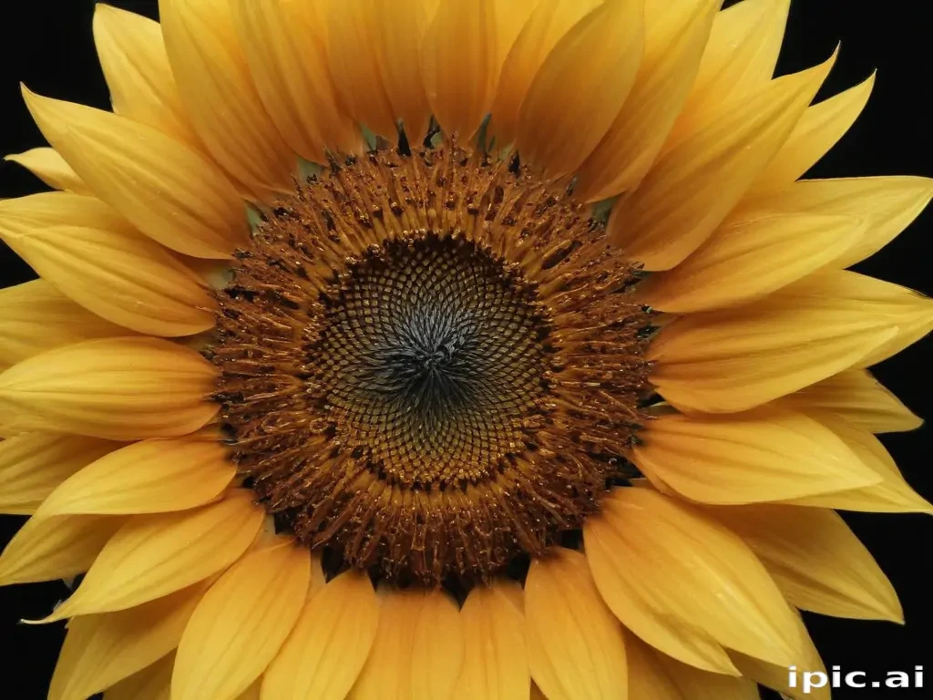 sunflower outline