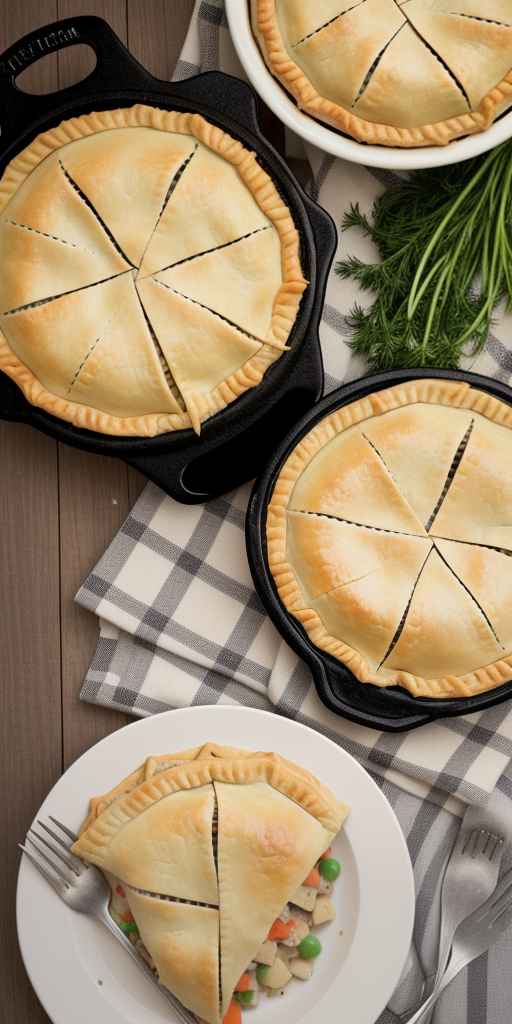 what goes with a chicken pot pie