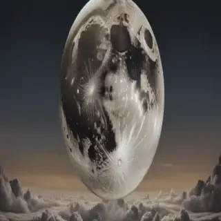 vintage moon art