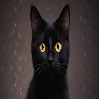 cute black cat wallpaper