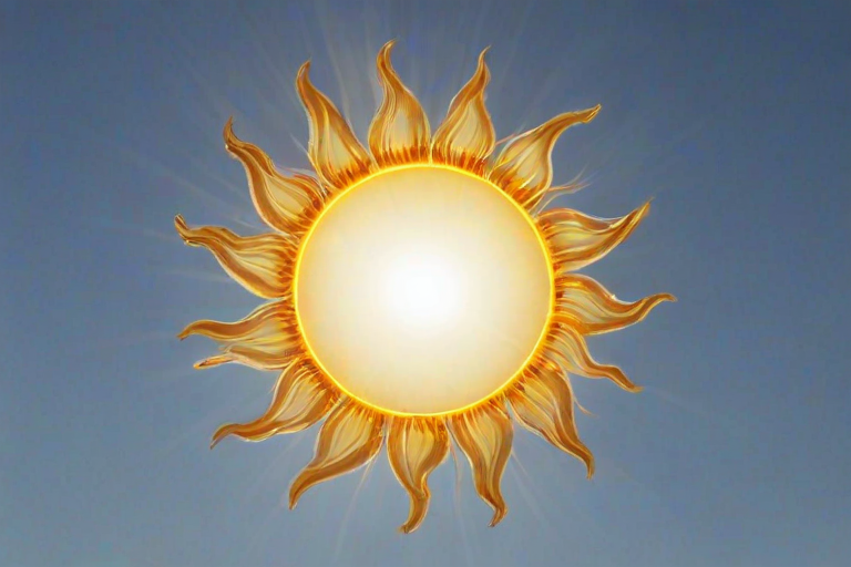 transparent sun