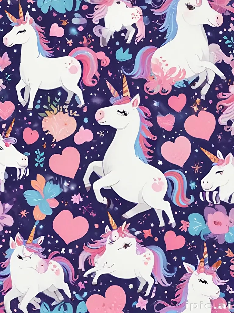 cute unicorn backgrounds