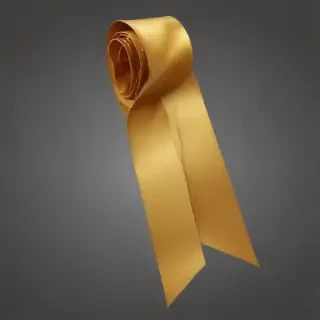 gold ribbon png