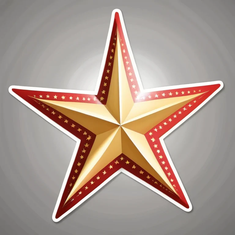 star sticker png