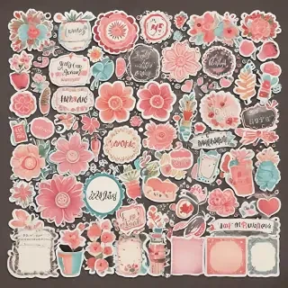 scrapbook stickers png