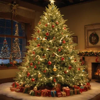 christmas tree pc wallpaper