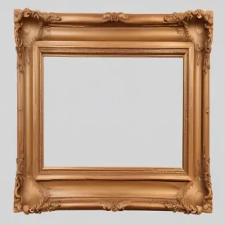 wooden picture frame png