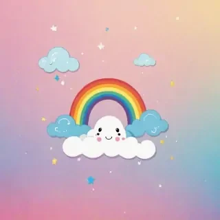 cute rainbow wallpaper