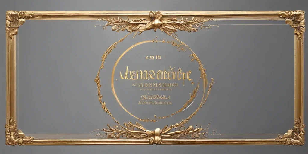 transparent border frame
