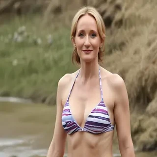 jk rowling bikini