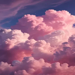 pink cloud background