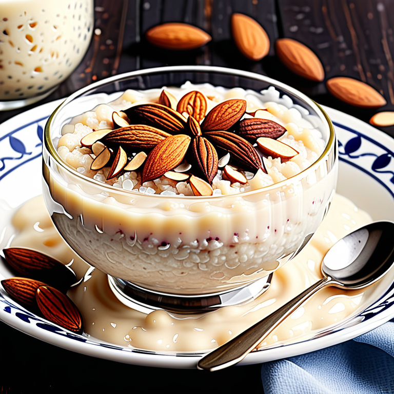 rice pudding with almond milk