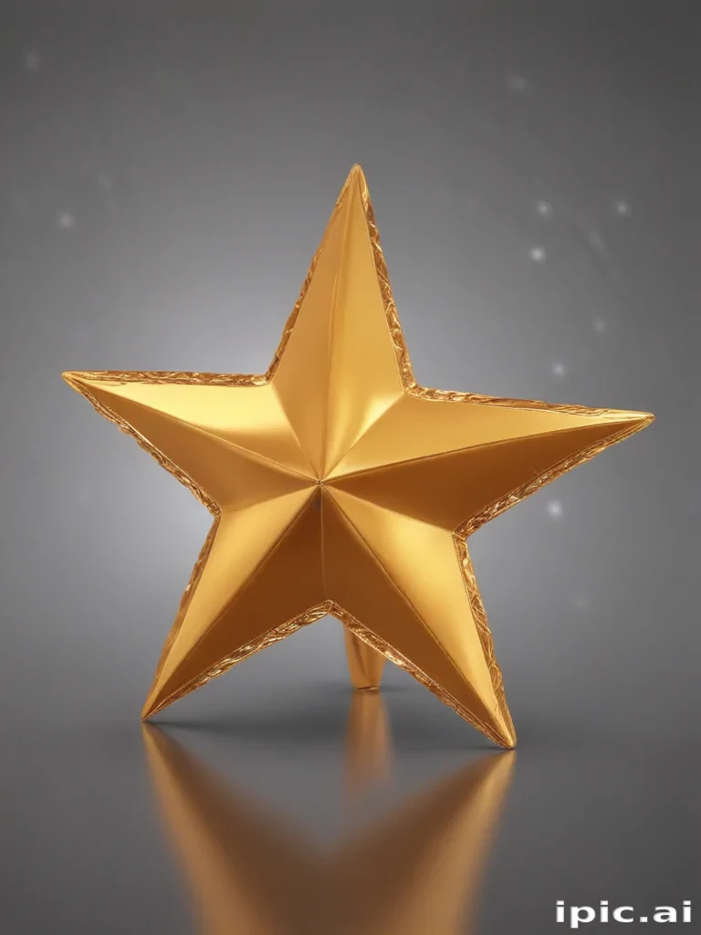 golden star transparent