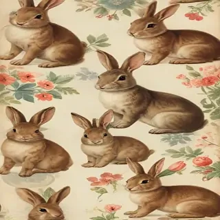 vintage bunnies
