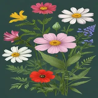 free wildflower clipart