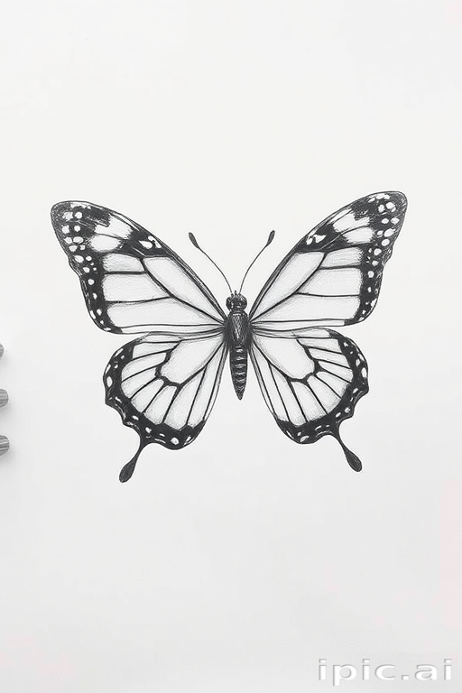 picture of a butterfly drawing