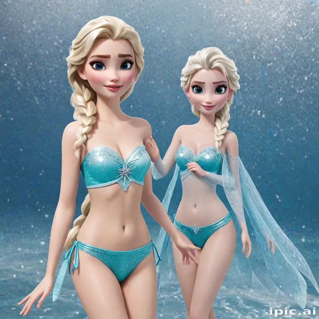 frozen elsa bikini