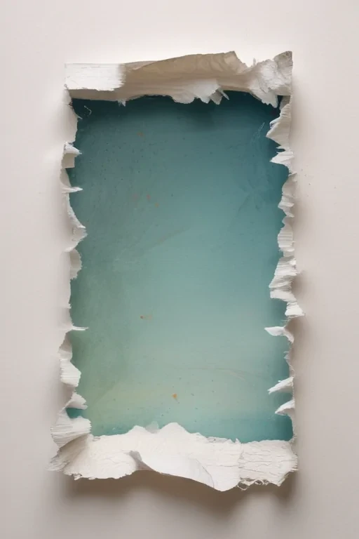 ripped paper transparent