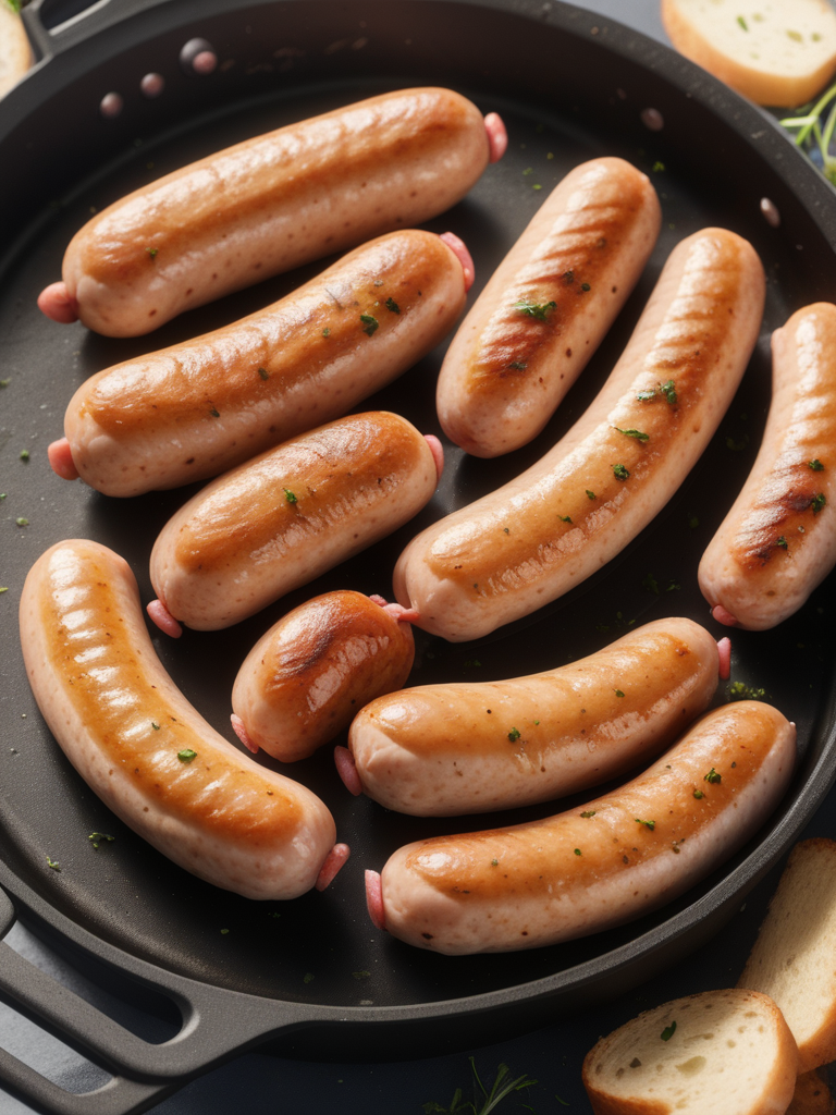 how long to air fry chicken sausage