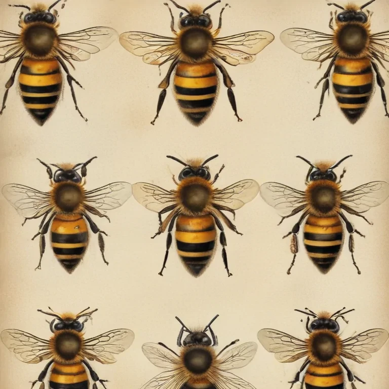 free vintage bee printables