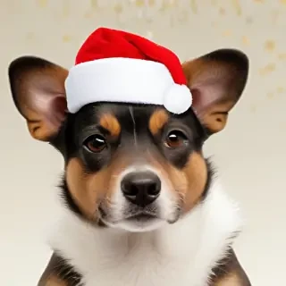christmas dog backgrounds