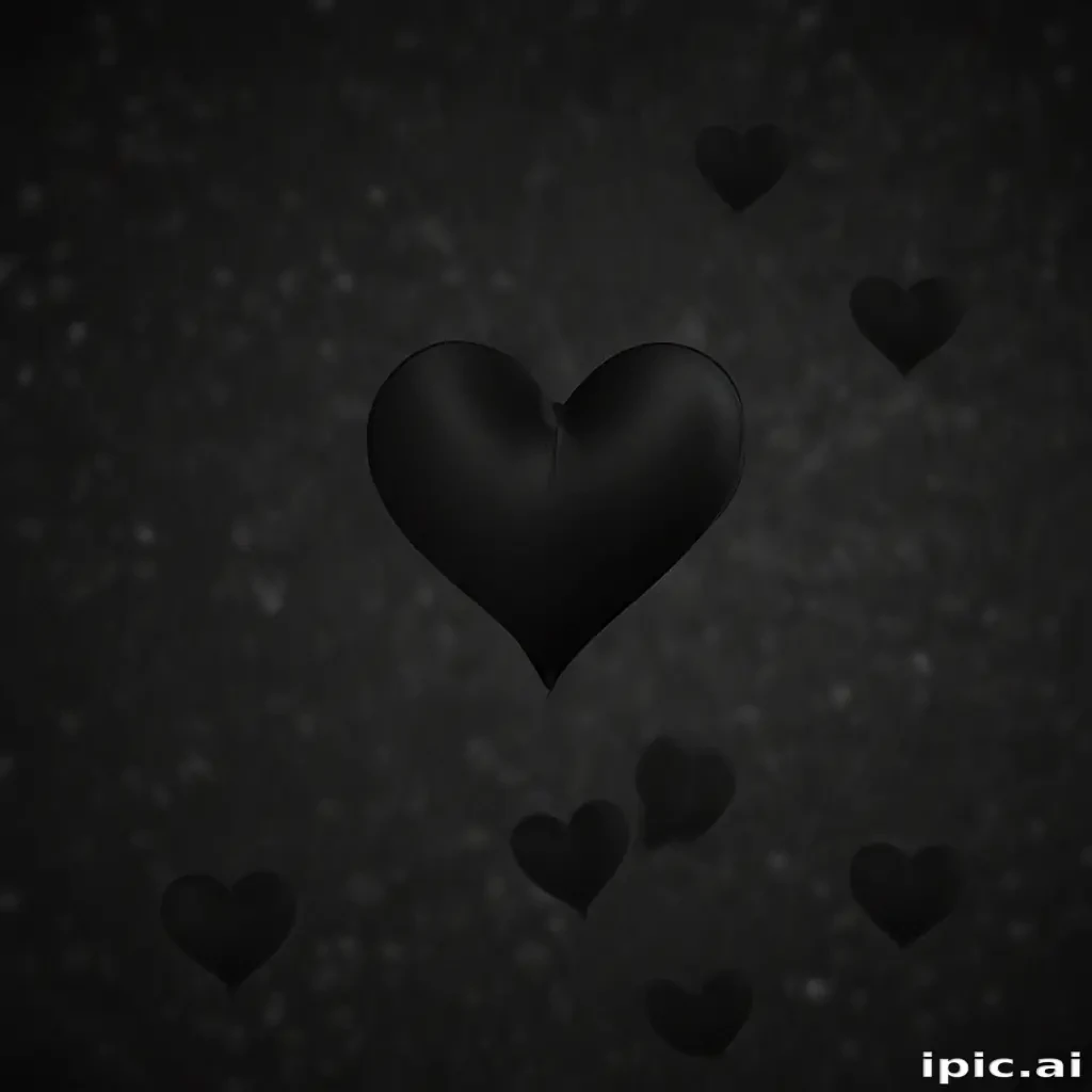 black heart background