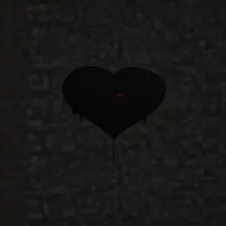 aesthetic black heart wallpaper
