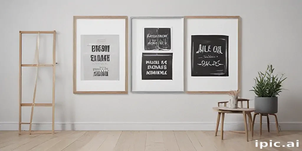 gallery wall mockup
