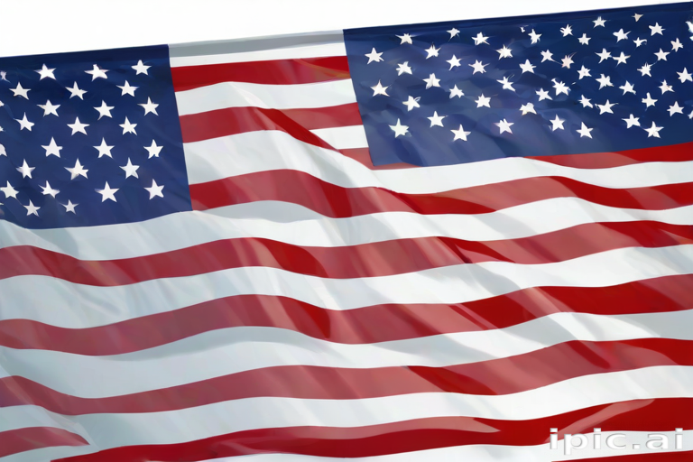 transparent american flag clipart