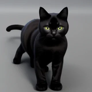 cat black png