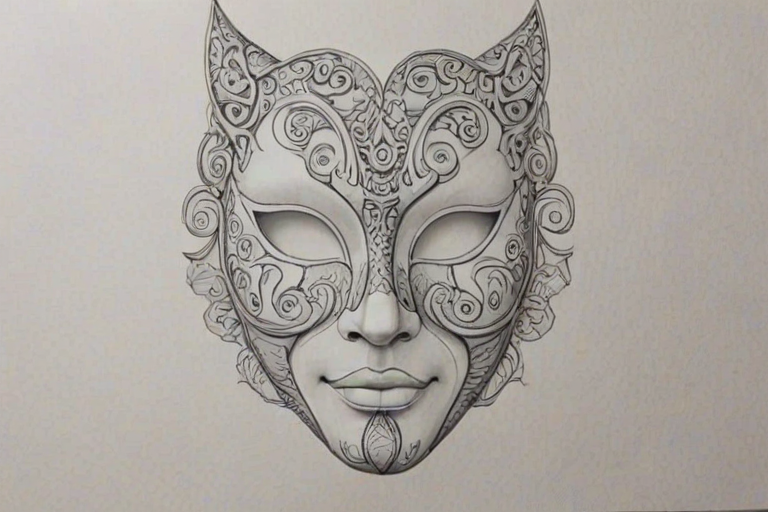 mask drawing