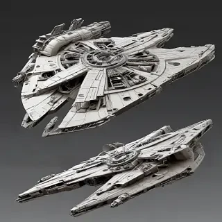 millennium falcon clip art