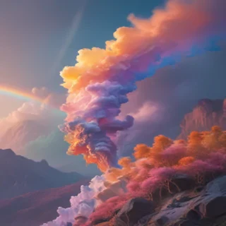 rainbow pastel