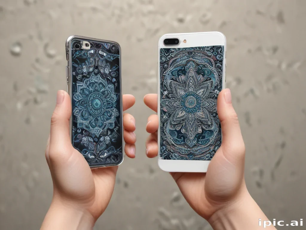 phone in hand png