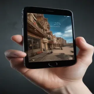 phone in hand png