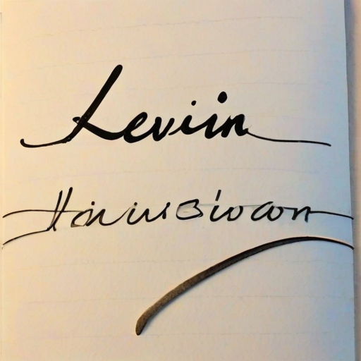 kevin in cursive