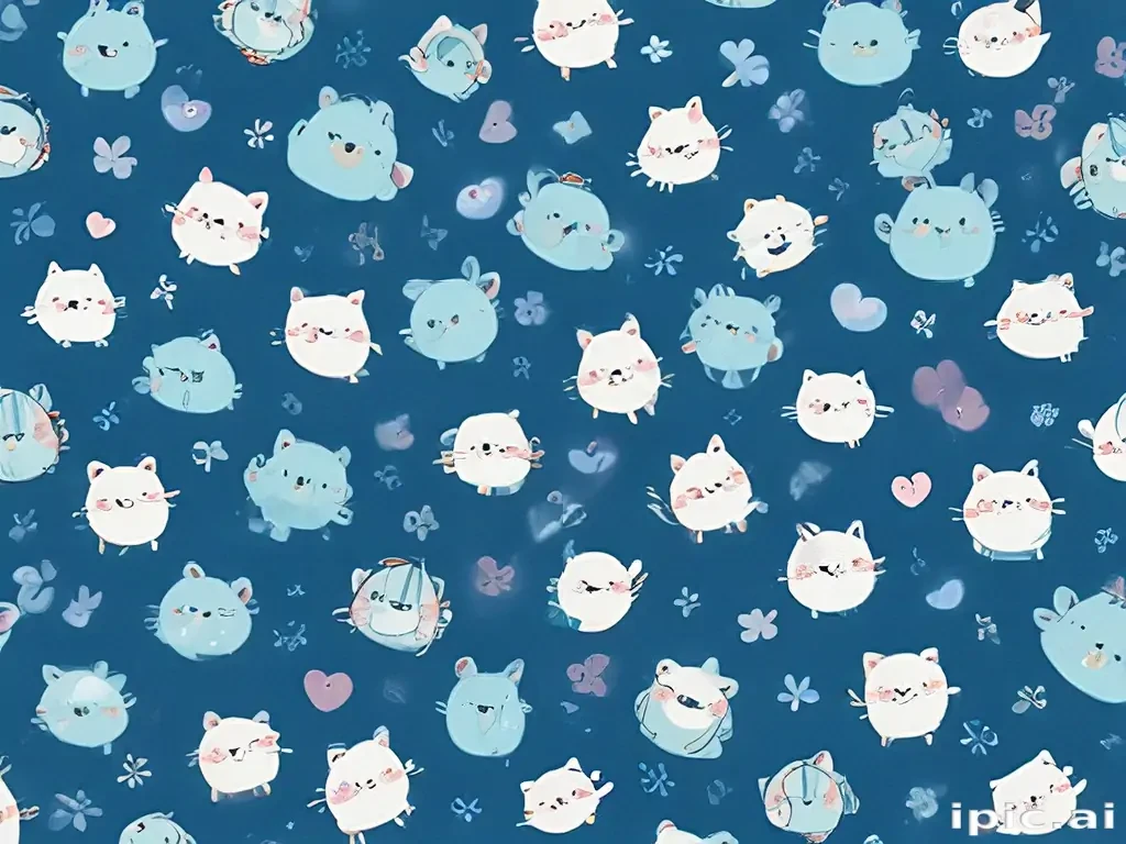 blue cute background