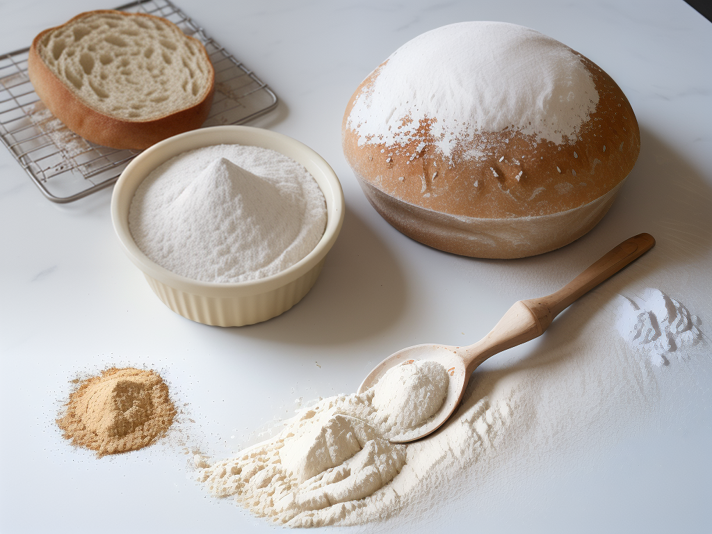can i use bleached flour for sourdough starter