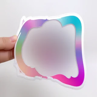 transparent aesthetic sticker