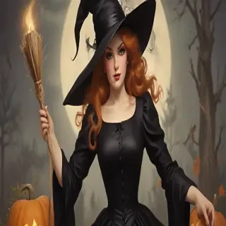 vintage witch images
