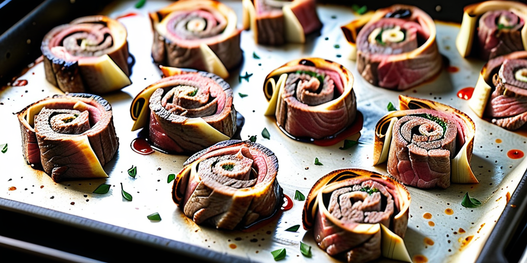 how to cook steak pinwheels in the oven