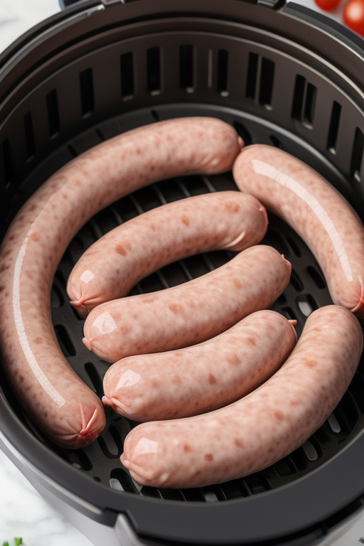 how to cook frozen sausage in air fryer