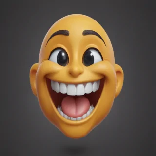 laugh emoji transparent background