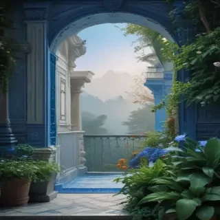 blue borders
