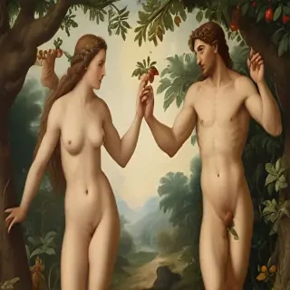 pictures of adam and eve