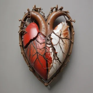 broken heart aesthetic