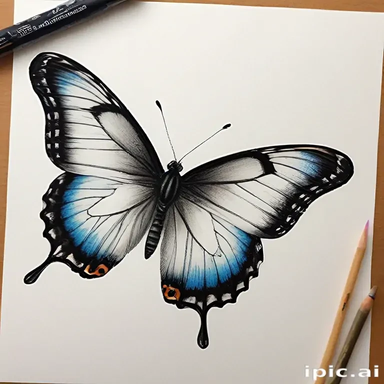 butterfly images to draw