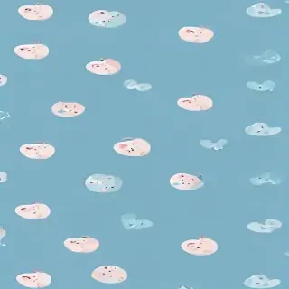aesthetic cute blue background